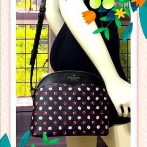 NWT Kate Spade Black Payton Dome Crossbody Bag